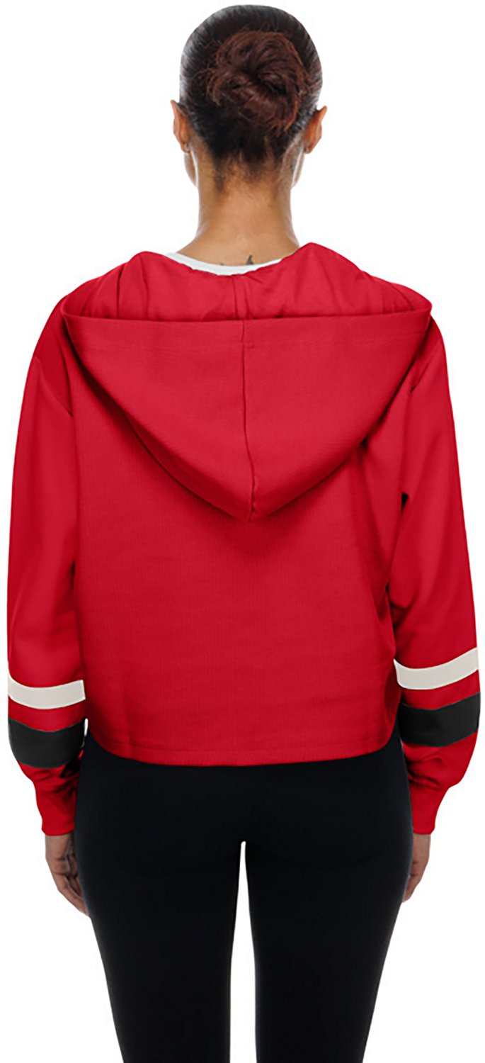 New Era Women's Atlanta Falcons Tie Front Hoodie - view number 2