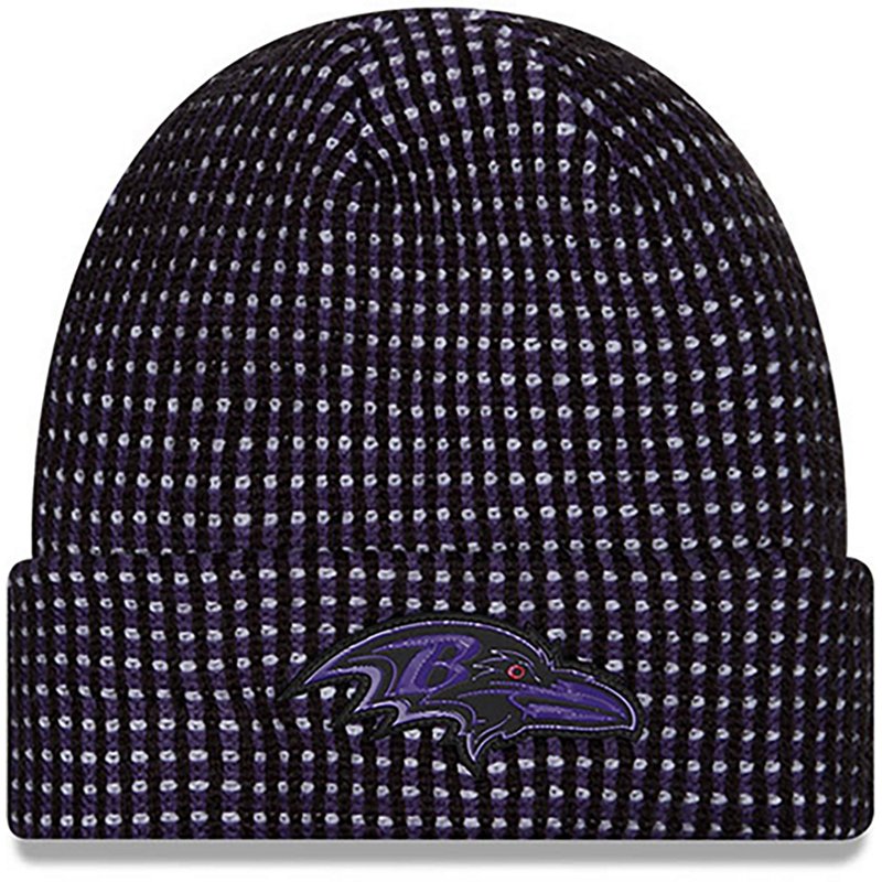 Men's New Era Black Baltimore Ravens 2026 Sideline Cold Weather  Cuffed Knit Hat