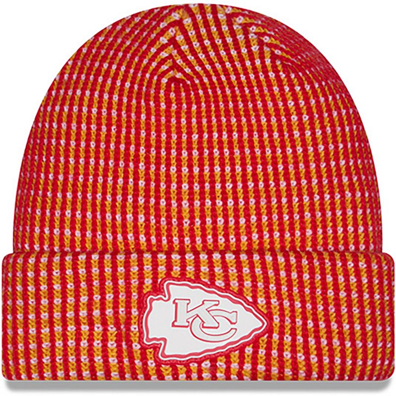 New Era Men's Red Kansas City Chiefs 2026 Sideline Cold Weather Cuffed Knit Hat - Red