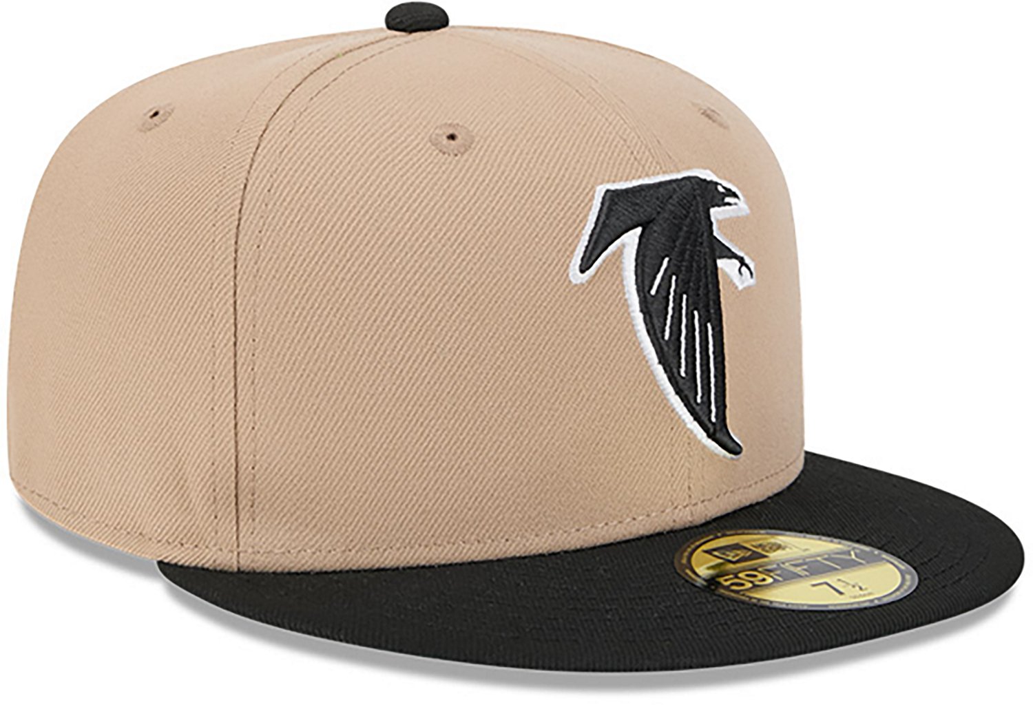 New Era Men's Atlanta Falcons 59FIFTY Evergreen Camel Cap - view number 2