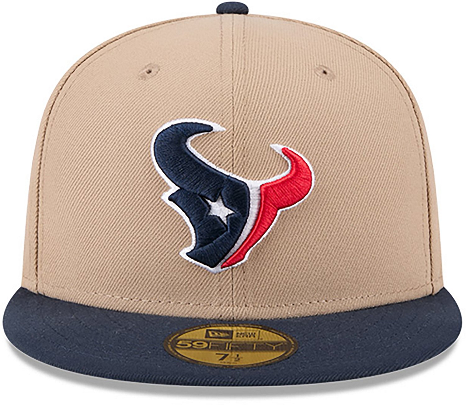 New Era Men's Houston Texans 59FIFTY Evergreen Camel Cap