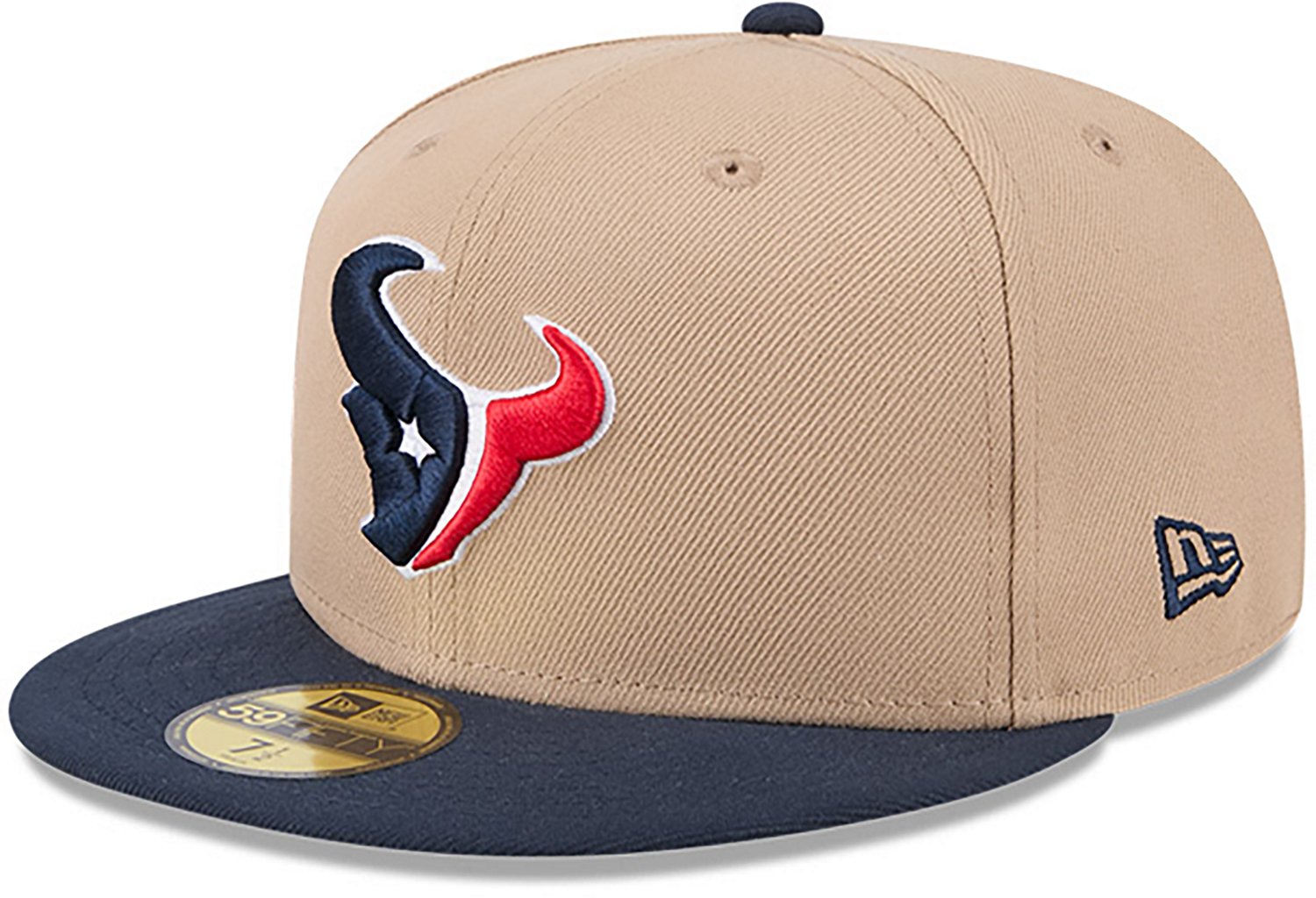 New Era Men's Houston Texans 59FIFTY Evergreen Camel Cap - view number 2