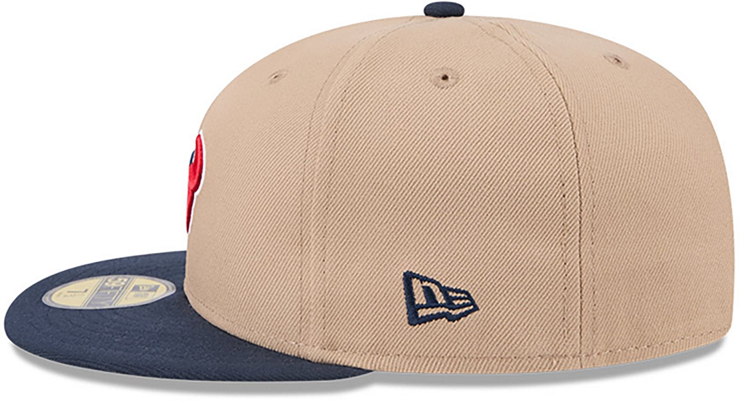 New Era Men's Houston Texans 59FIFTY Evergreen Camel Cap - view number 4
