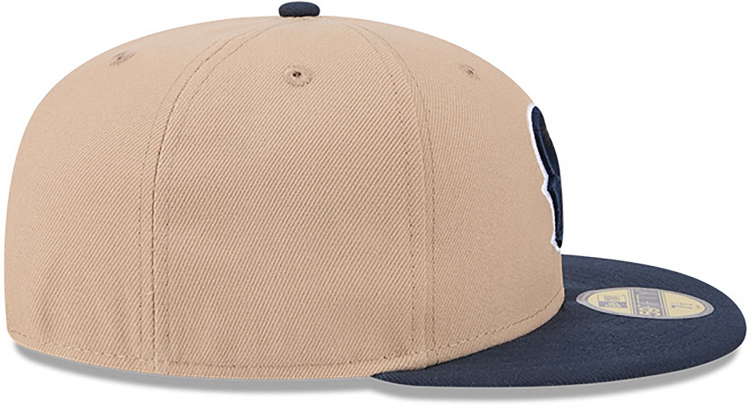 New Era Men's Houston Texans 59FIFTY Evergreen Camel Cap - view number 5