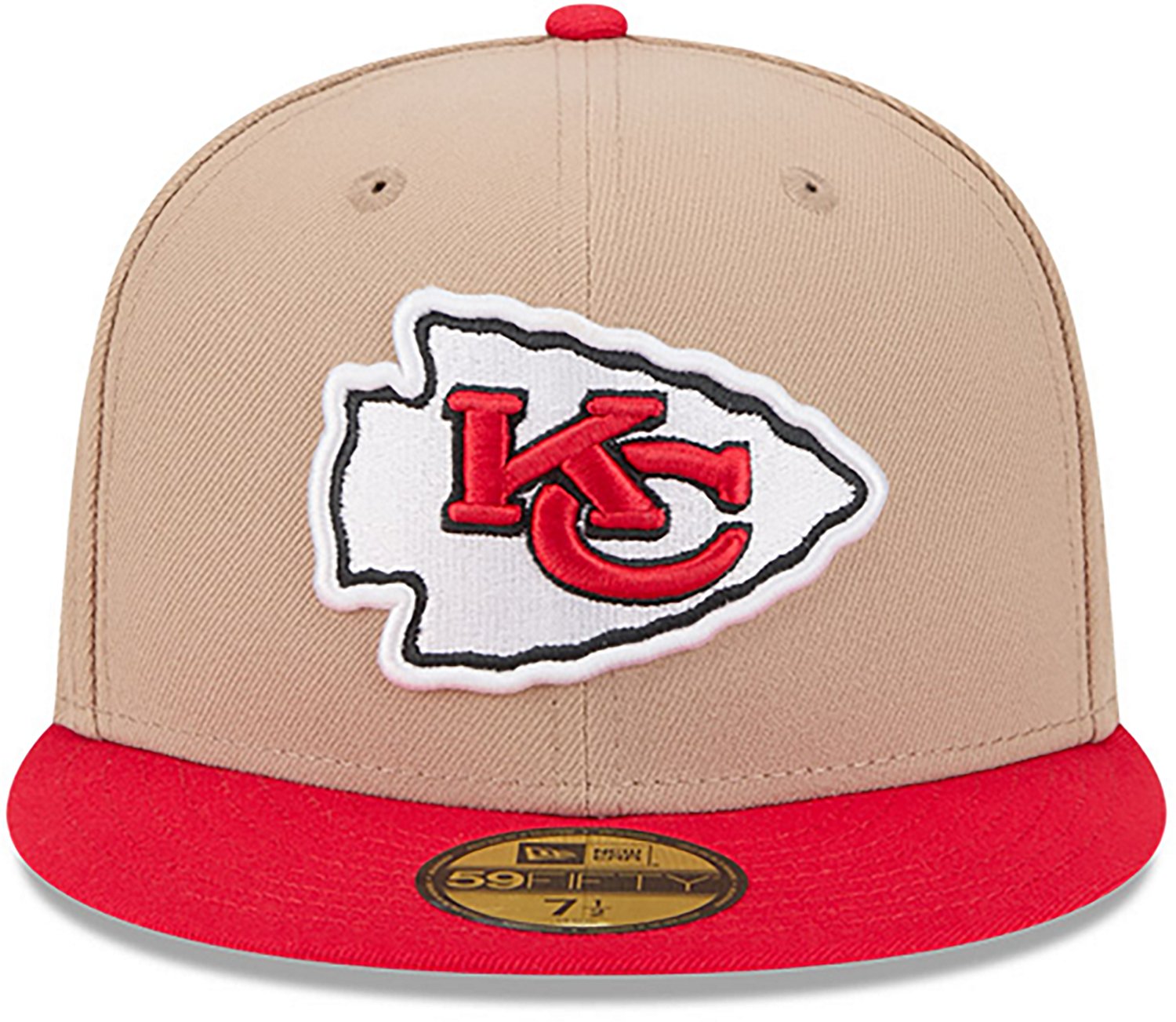 New Era Men's Kansas City Chiefs 59FIFTY Evergreen Camel Cap