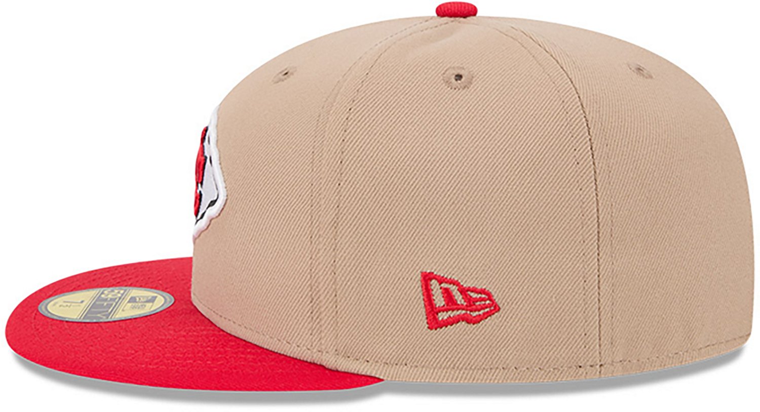 New Era Men's Kansas City Chiefs 59FIFTY Evergreen Camel Cap - view number 5