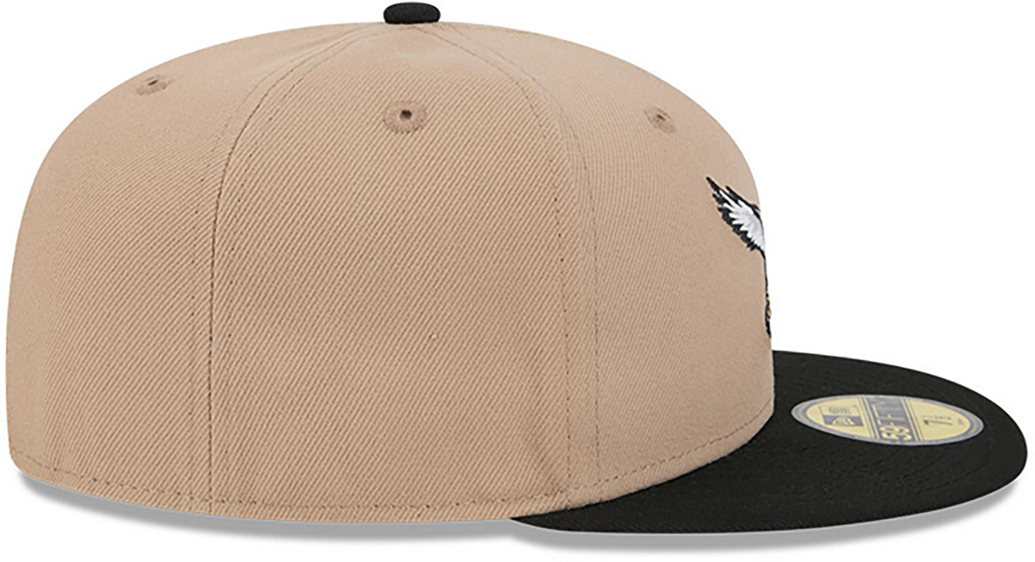 New Era Men's Philadelphia Eagles 59FIFTY Evergreen Camel Cap - view number 4