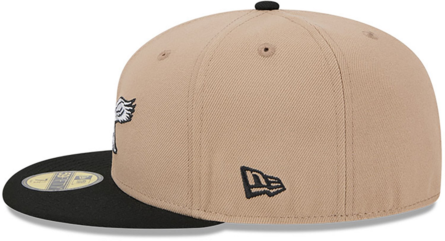 New Era Men's Philadelphia Eagles 59FIFTY Evergreen Camel Cap - view number 5