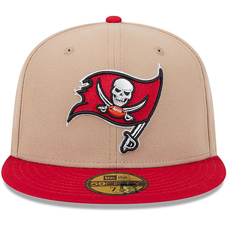 New Era Men's Tampa Bay Buccaneers 59FIFTY Evergreen Camel Cap