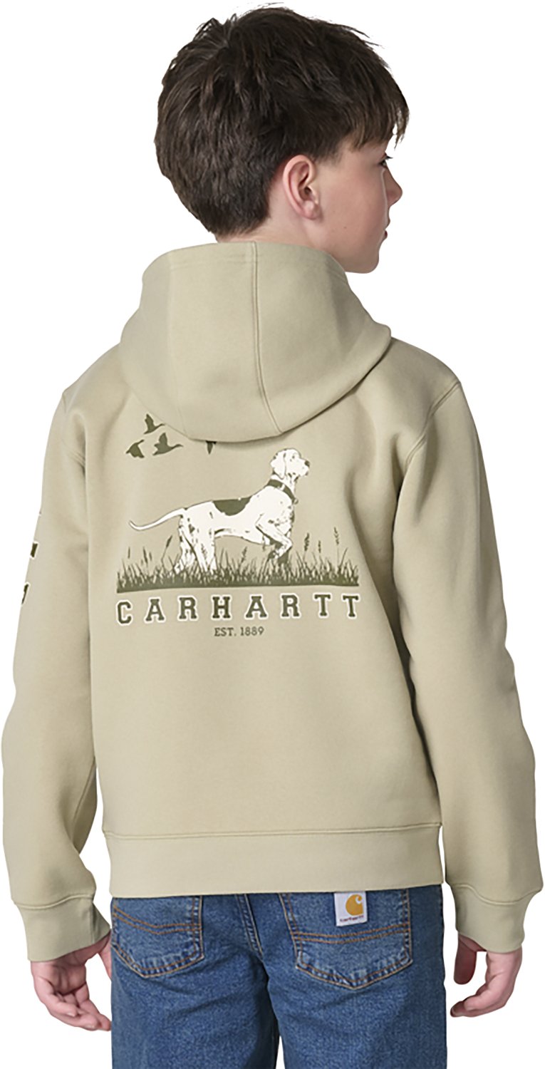 Carhartt Boys' Dog Graphic Hooded Sweatshirt - view number 2