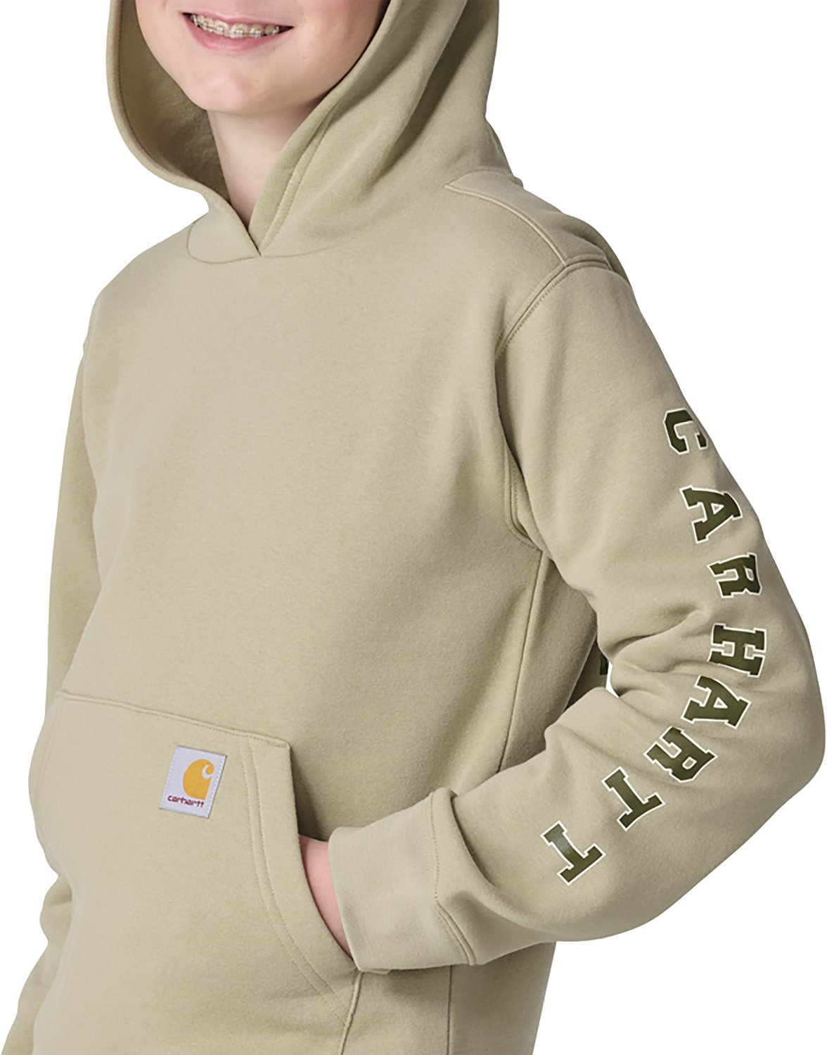 Carhartt Boys' Dog Graphic Hooded Sweatshirt - view number 6