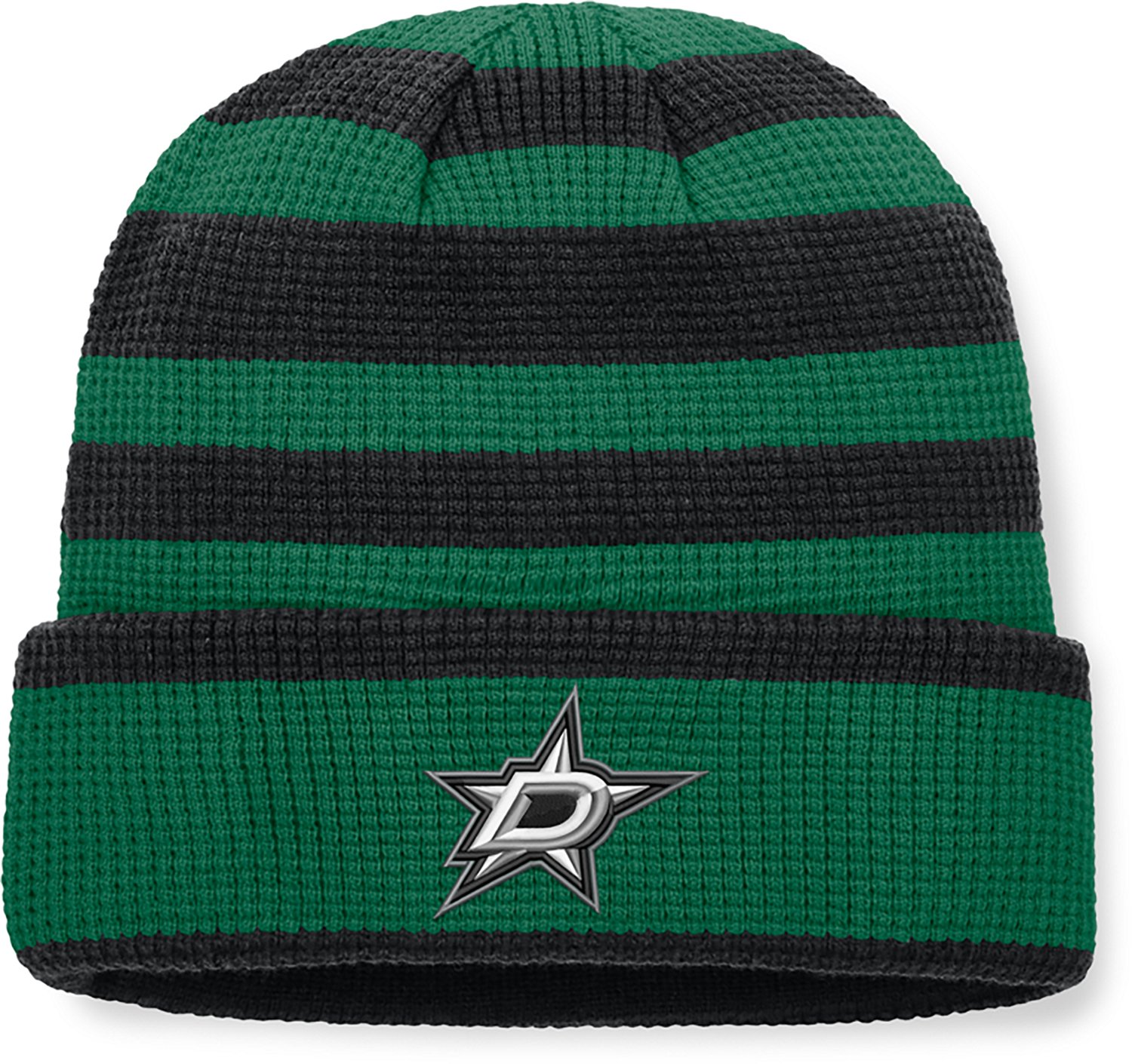 Fanatics Kelly Black Dallas Stars Fundamental Steady Cuffed Knit Hat