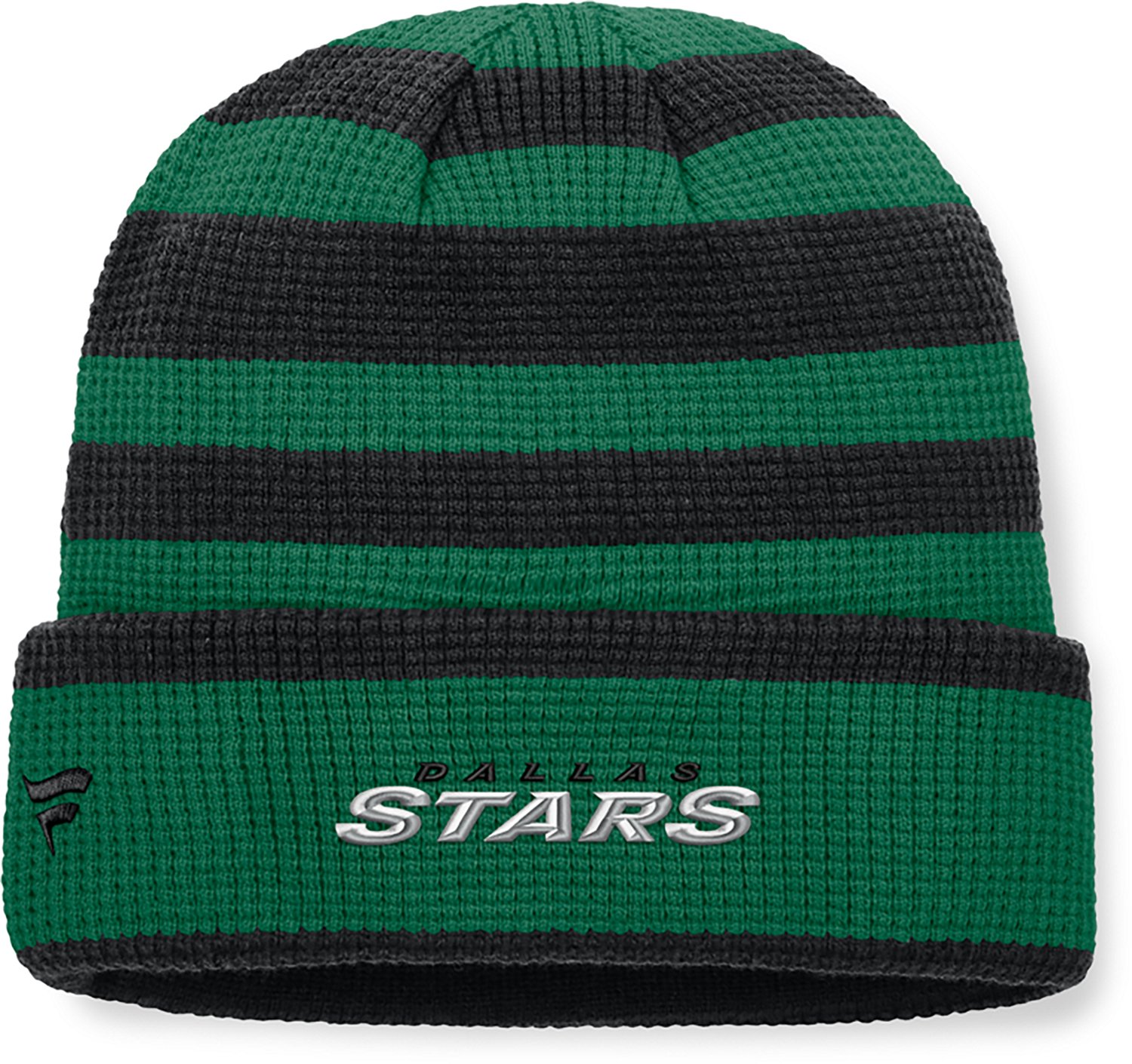Fanatics Kelly Black Dallas Stars Fundamental Steady Cuffed Knit Hat - view number 2