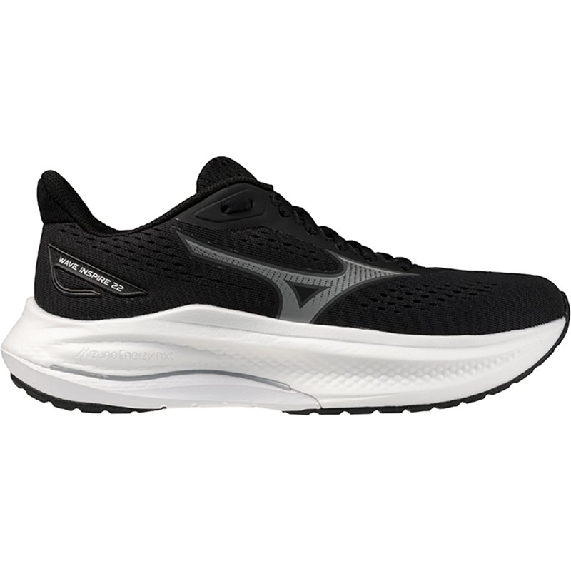 Mizuno Womens Wave Inspire 22 - Running Shoes - Black / Ultimate Grey Size 11.5