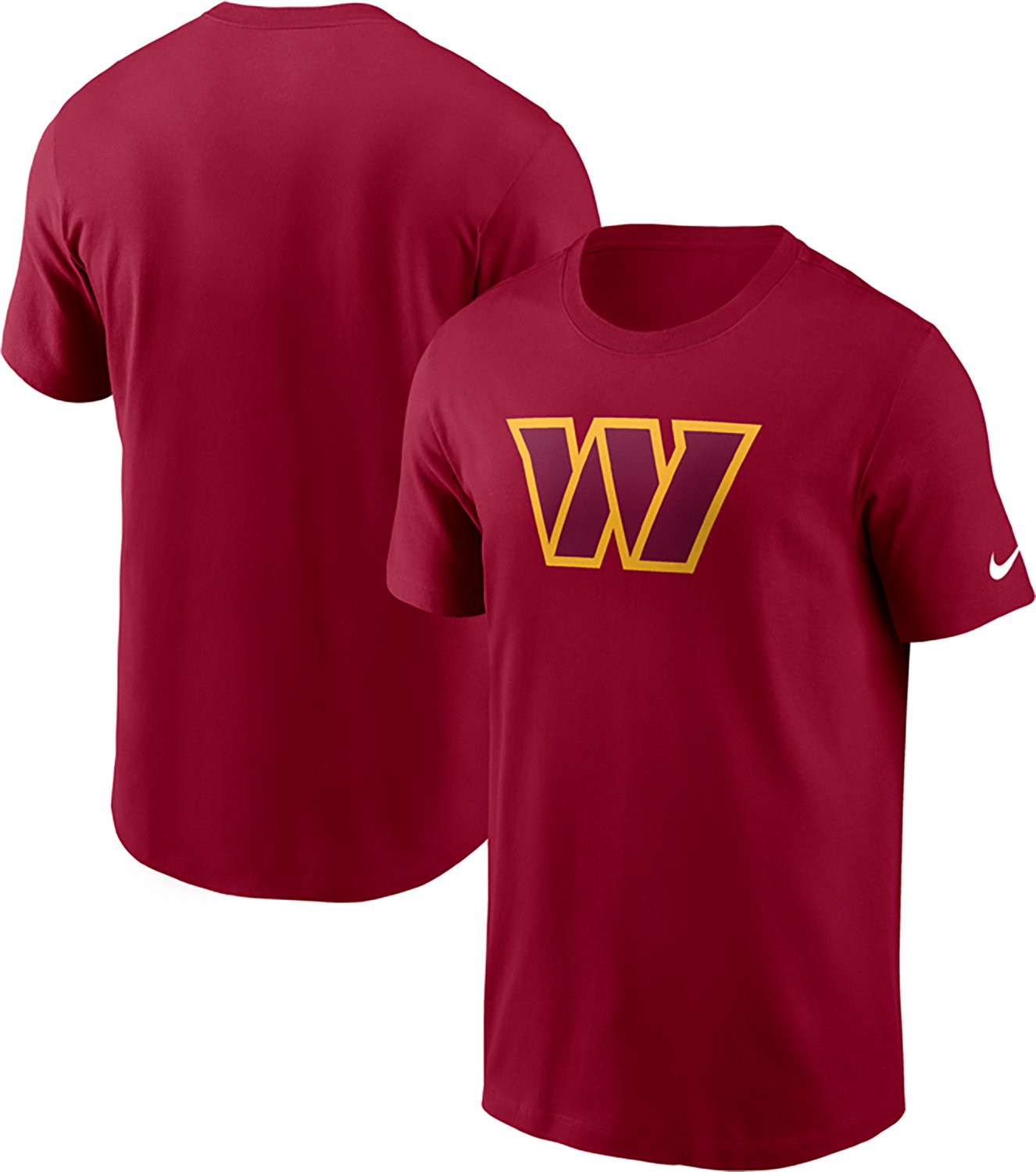 Nike Men's Washington Commanders Essential Logo Graphic T-shirt - view number 3