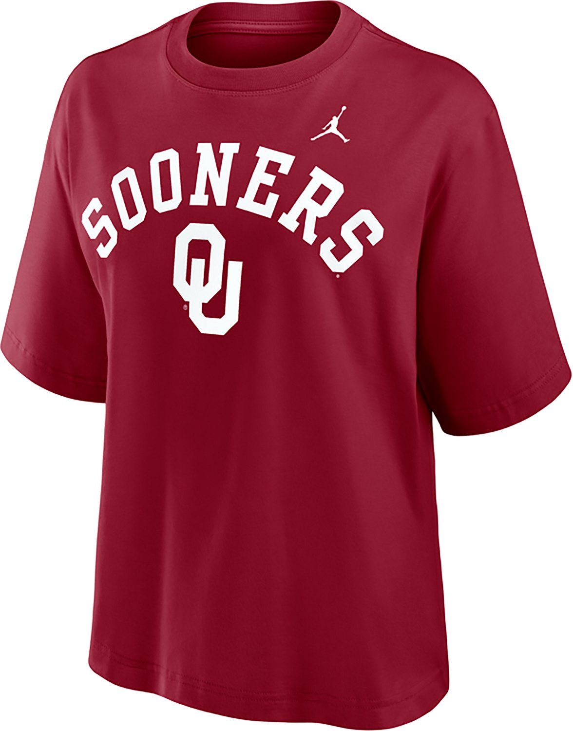 Nike Women's University of Oklahoma Legacy Arch Script Boxy Graphic T-shirt