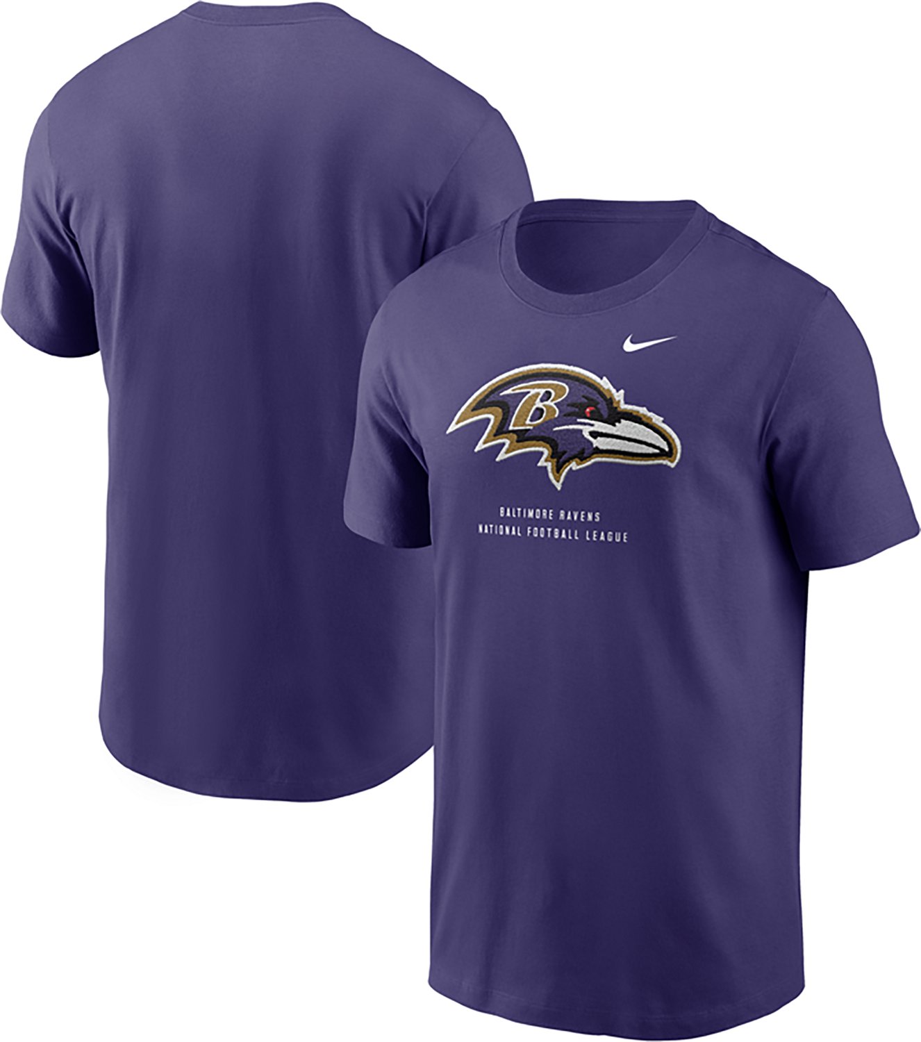 Nike Men's Baltimore Ravens Essential Graphic T-shirt - view number 3