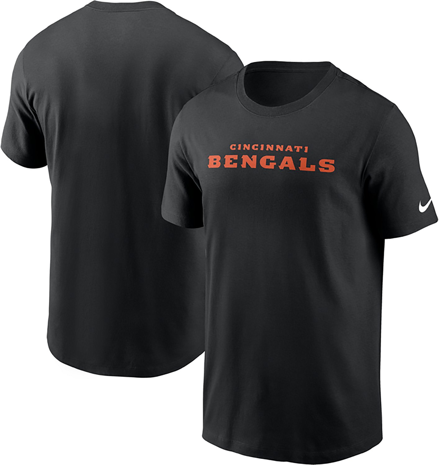 Nike Men's Cincinnati Bengals Wordmark Essential Graphic T-shirt