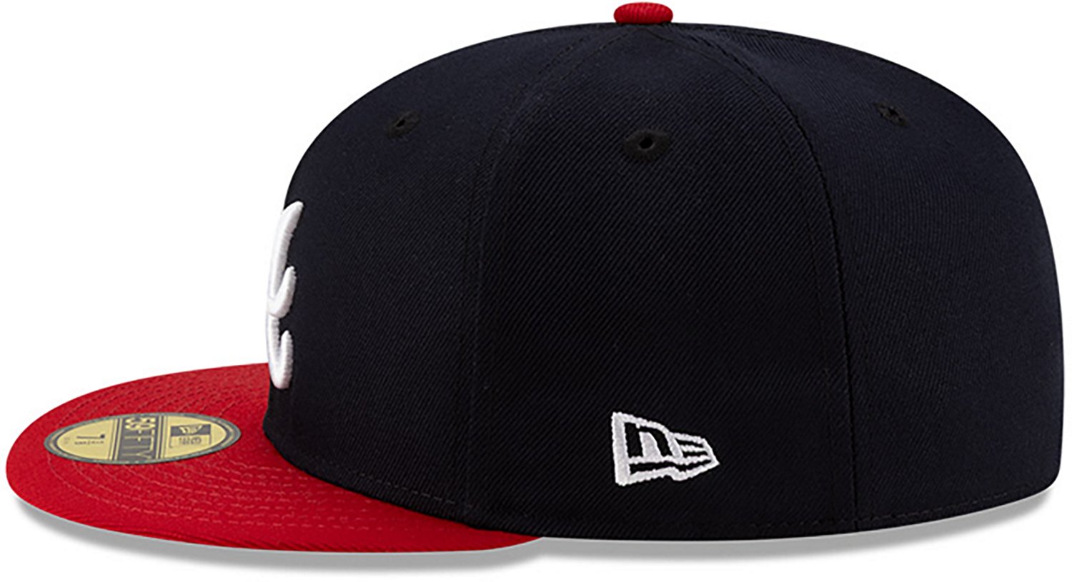 New Era Adults' Braves 2026 Postseason Side Patch 5950 Cap - view number 4