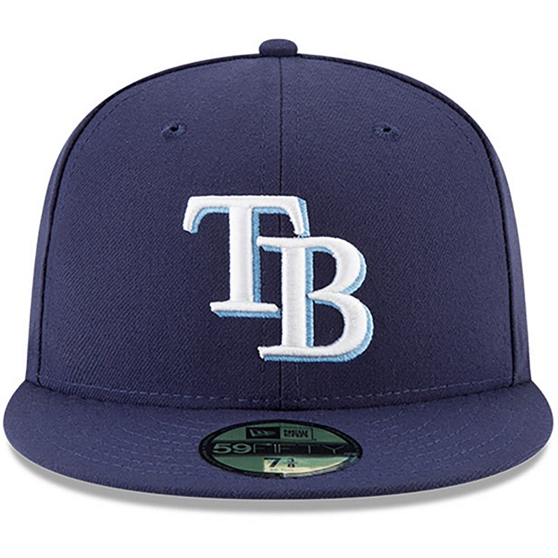 New Era Men's Navy Tampa Bay Rays 2026 Mlb Postseason Side Patch 59FIFTY Fitted Hat - Navy