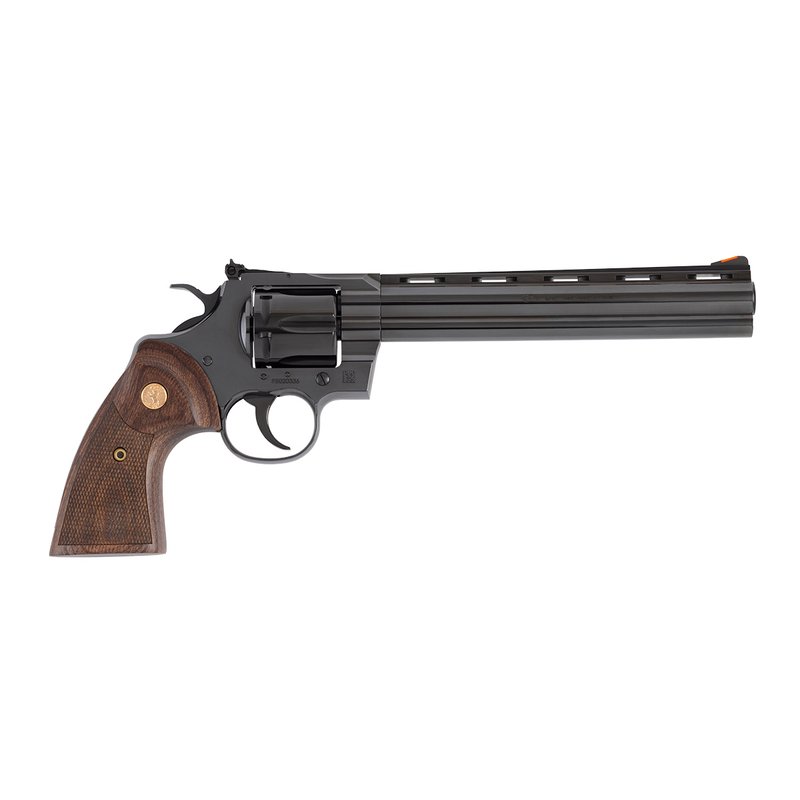 Colt Python Blued .357 Magnum 8" Bbl Wood Grips Blued Revolver PYTHON-BP8WTS