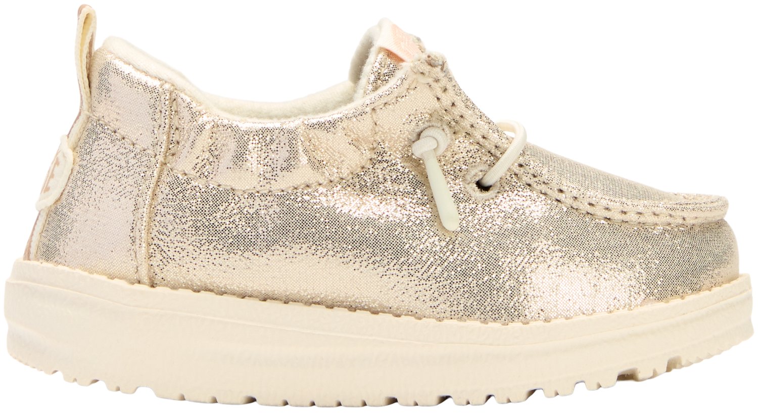 HEYDUDE Toddler's Lil Dudes Classic Metallic Slip-on Shoes