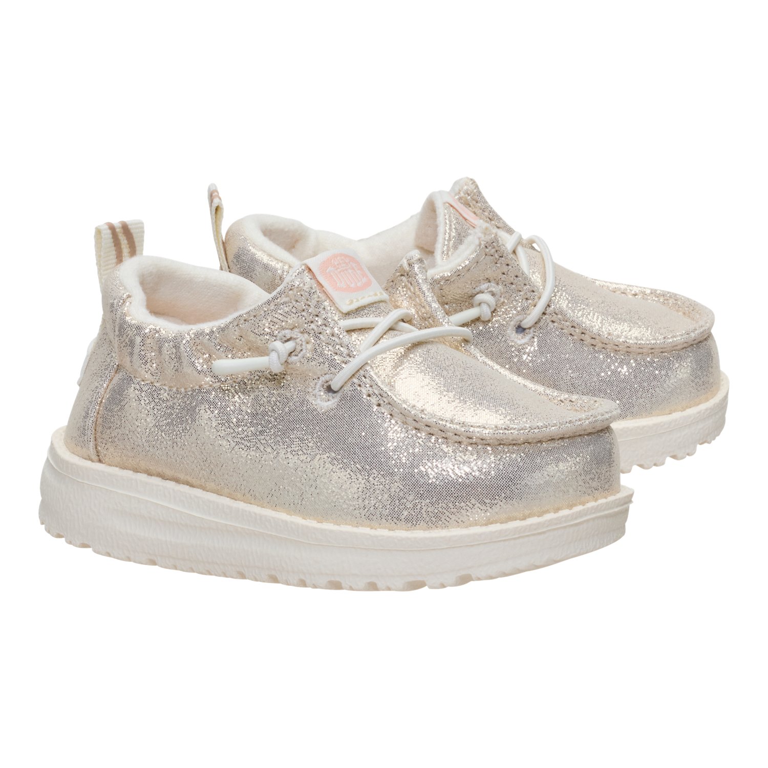 HEYDUDE Toddler's Lil Dudes Classic Metallic Slip-on Shoes - view number 4