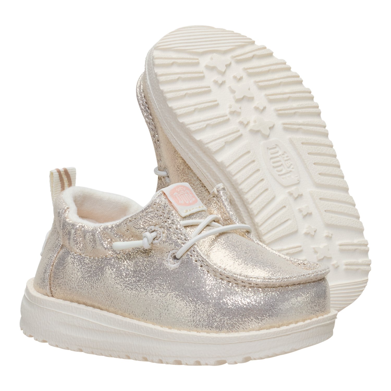 HEYDUDE Toddler's Lil Dudes Classic Metallic Slip-on Shoes - view number 7