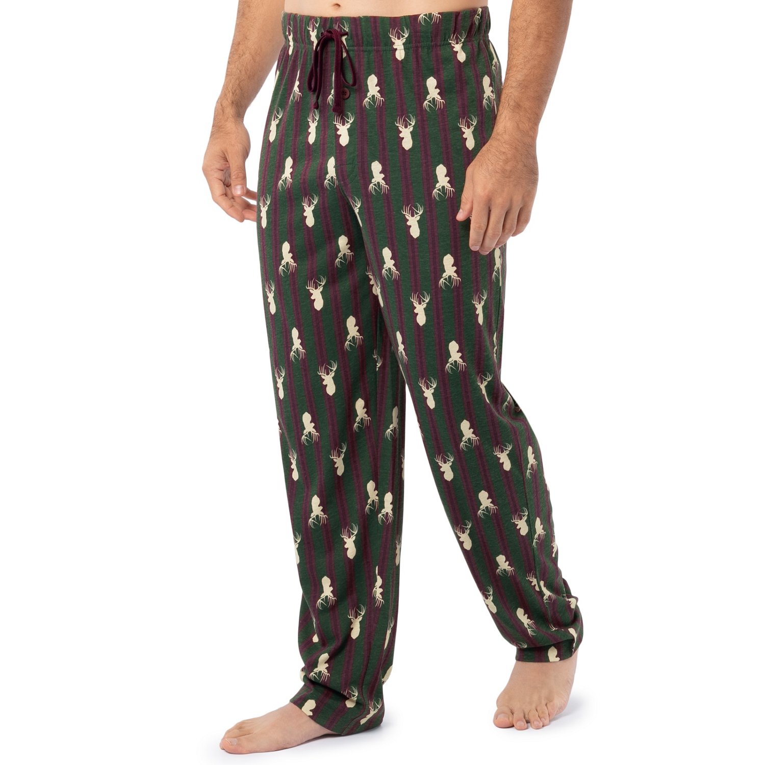 Indera Men's Deer Head Jersey Sleep Pants - view number 3