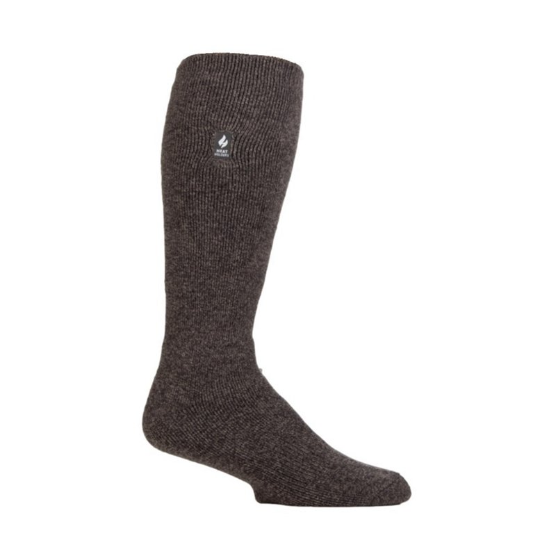 Heat Holders Men's Lite Kingfisher Solid Long Sock - Charcoal