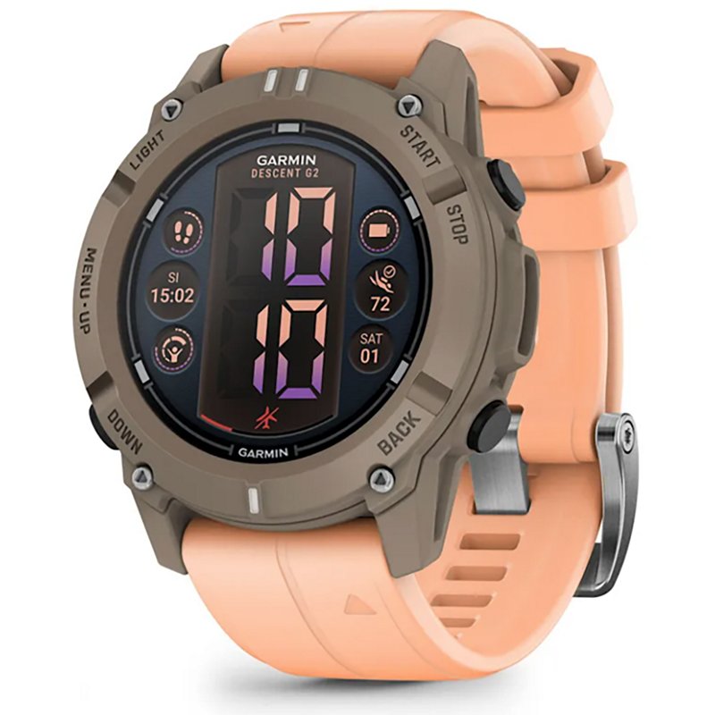 Garmin Descent G2 Dive 45mm GPS Smart Watch (Paloma with Shell Pink Band)