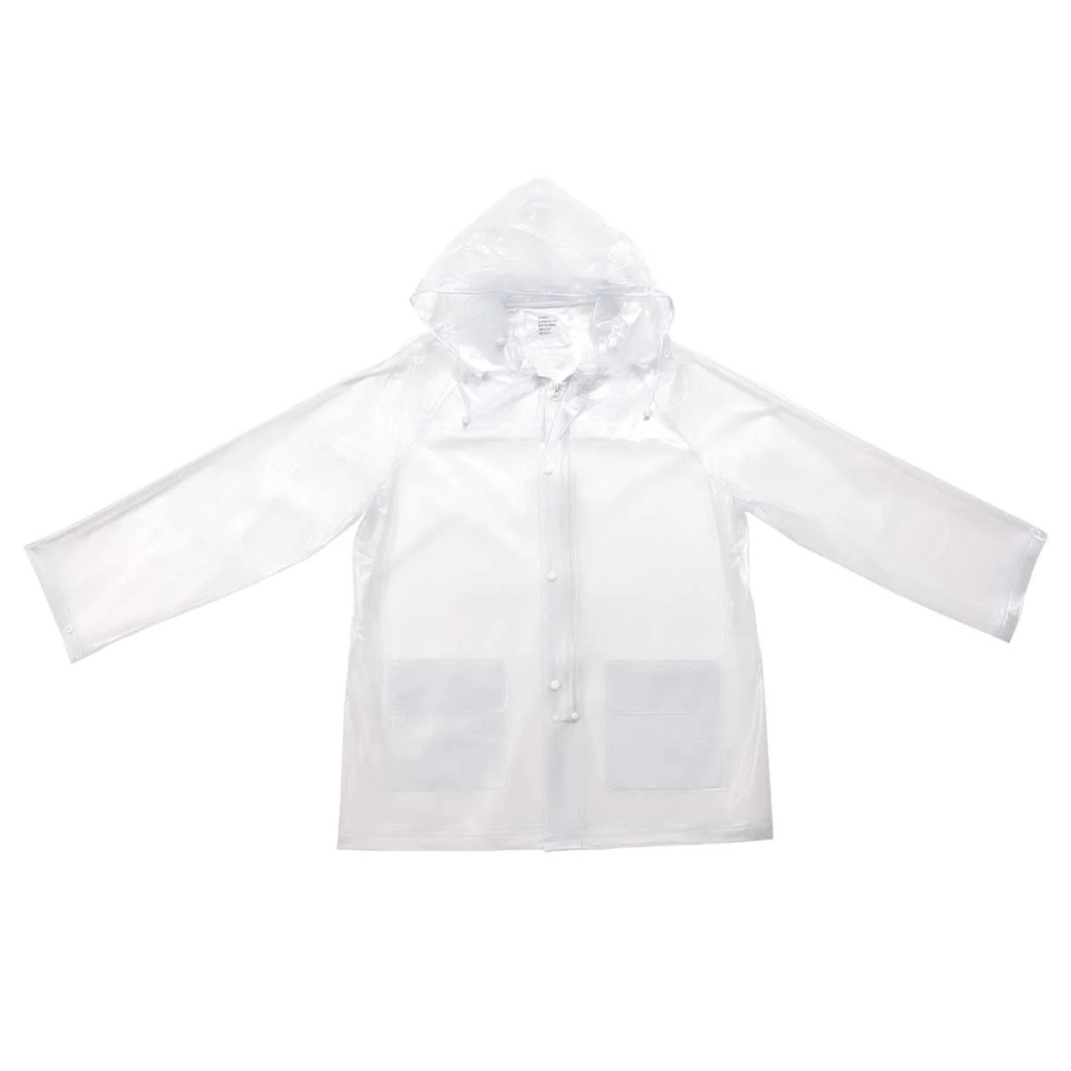 Chasse Girls' Clear Raincoat