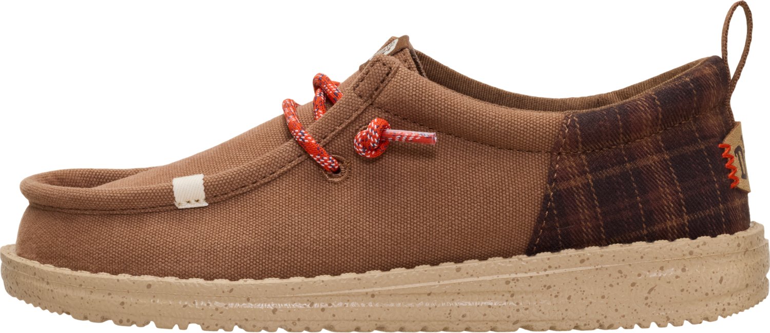 HEYDUDE Boys' Wally Funk Plaid Shoes - view number 2