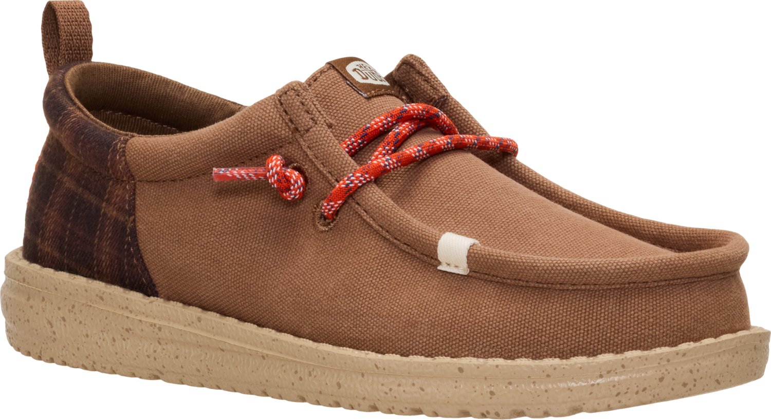 HEYDUDE Boys' Wally Funk Plaid Shoes - view number 3