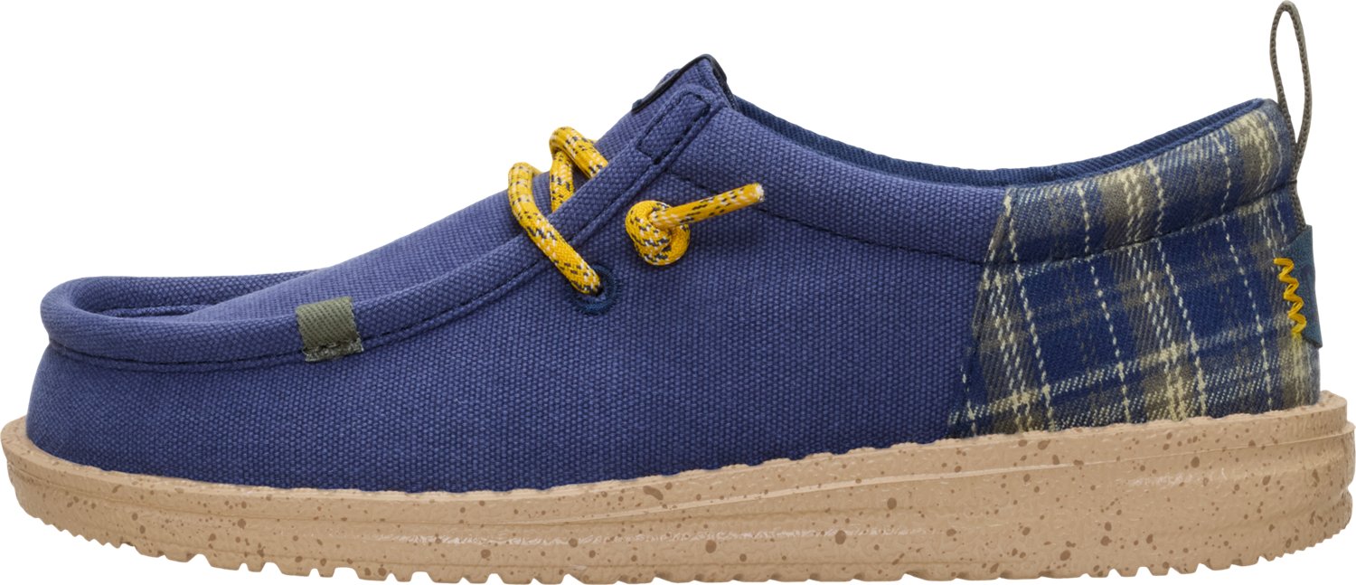 HEYDUDE Boys' Wally Funk Plaid Shoes - view number 2
