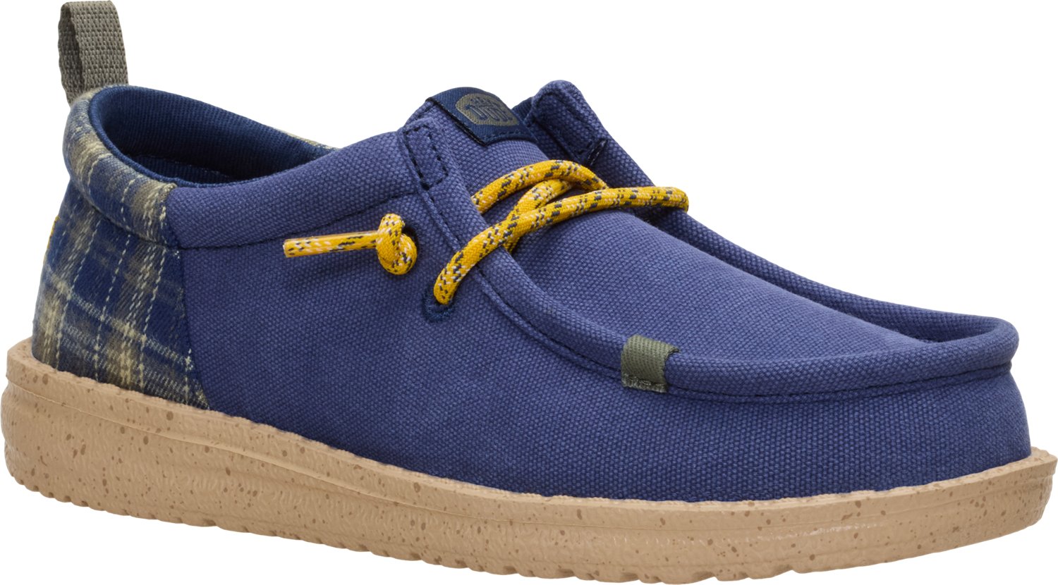 HEYDUDE Boys' Wally Funk Plaid Shoes - view number 3
