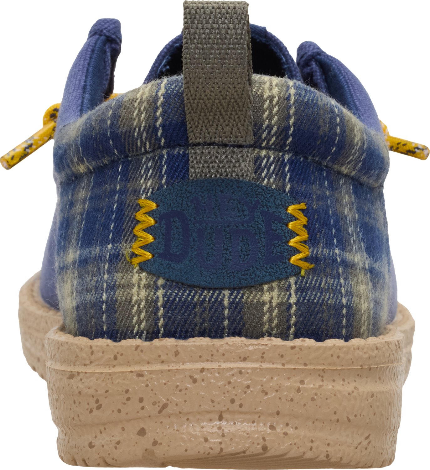 HEYDUDE Boys' Wally Funk Plaid Shoes - view number 5