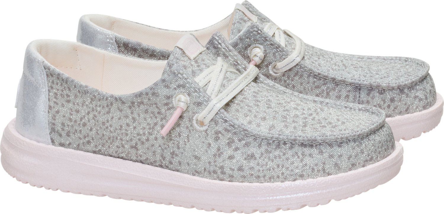 HEYDUDE Girls' Wendy Luxe Leopard Shoes - view number 4