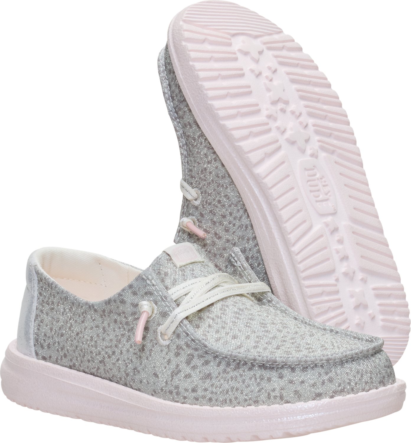 HEYDUDE Girls' Wendy Luxe Leopard Shoes - view number 7