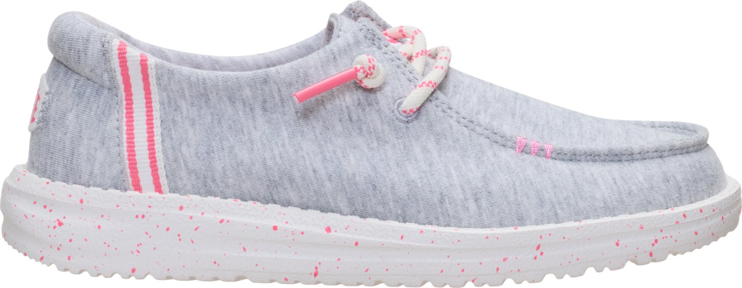 HEYDUDE Girls' Wendy Stretch Jersey Varsity Shoes
