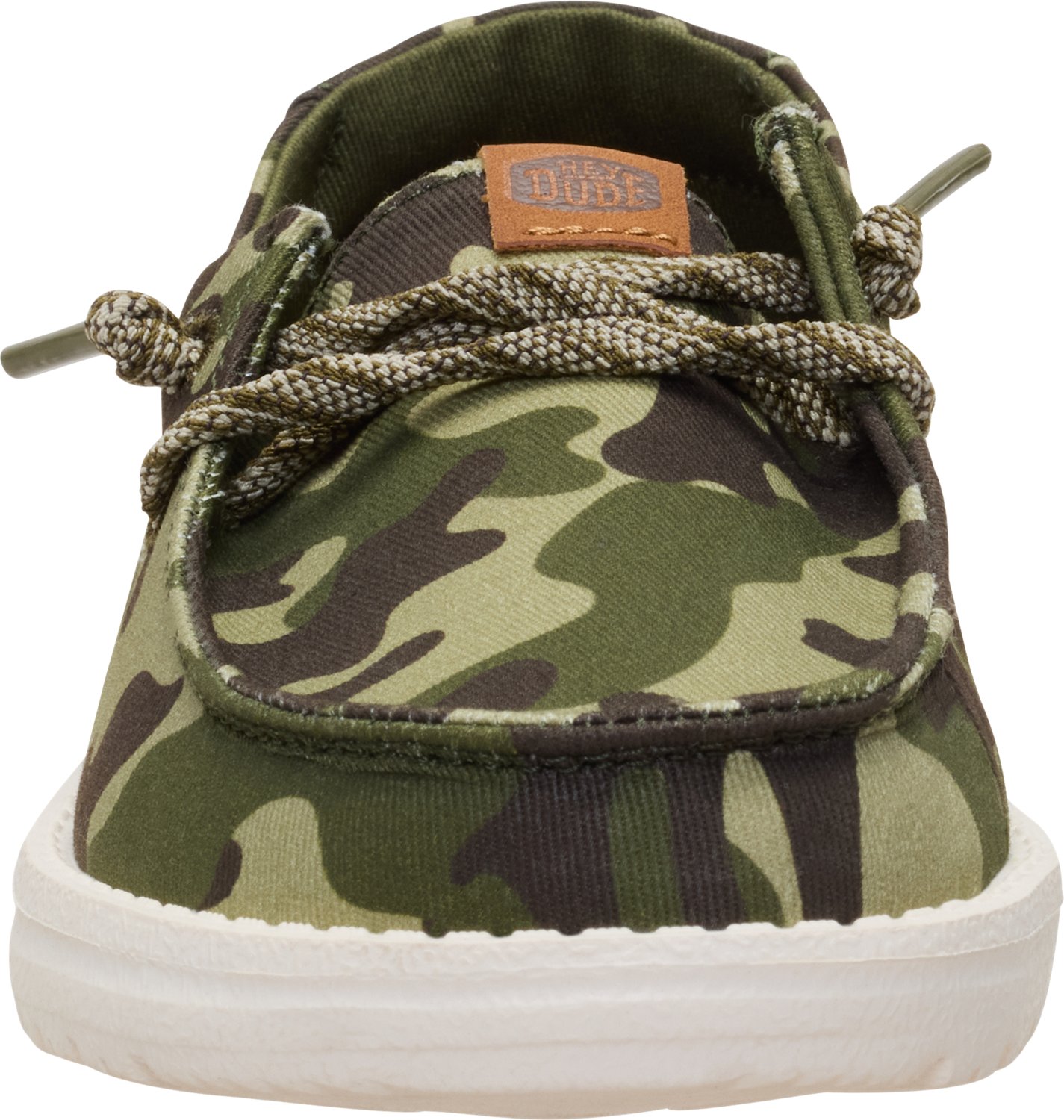 HEYDUDE Kids' Wally Essential Camo Shoes - view number 8