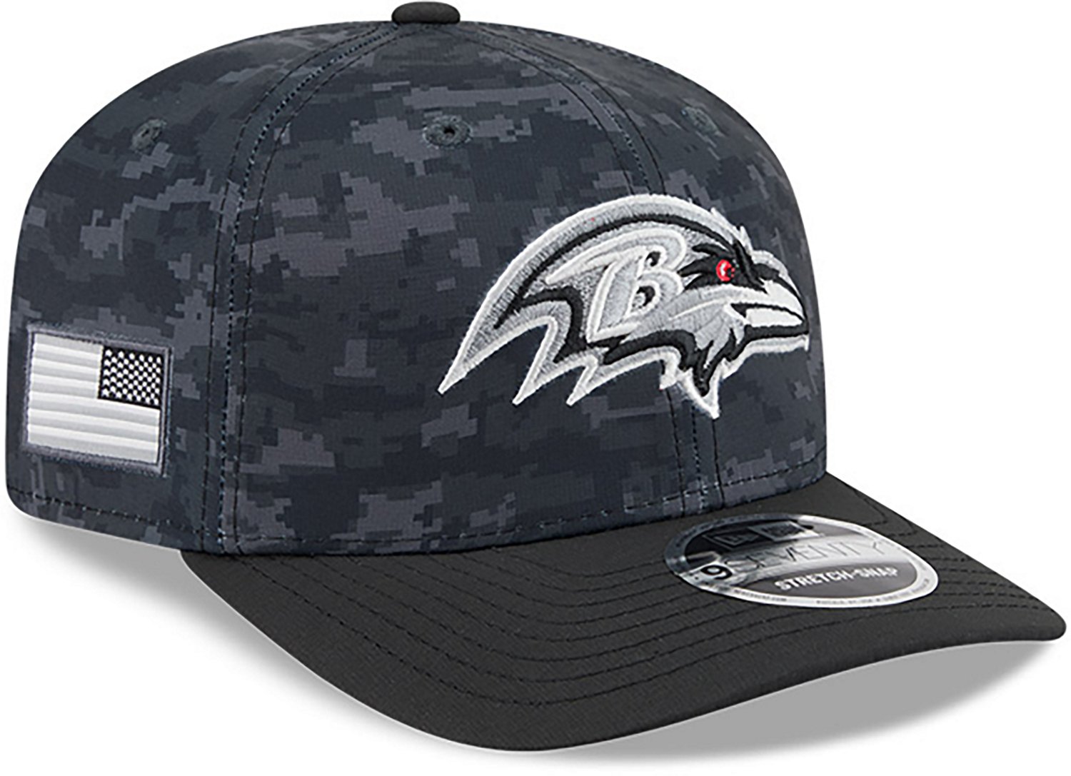 New Era Baltimore Ravens 26 Salute to Service 9SEVENTY Cap - view number 4