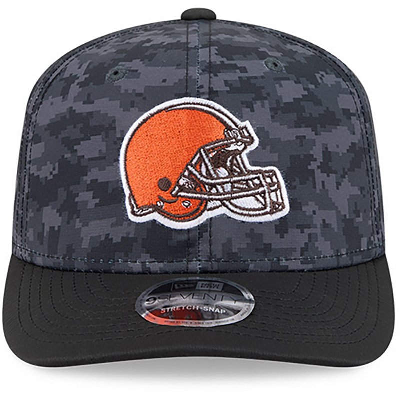 Men's New Era Black Cleveland Browns 2026 Salute To Service 9SEVENTY Adjustable Hat