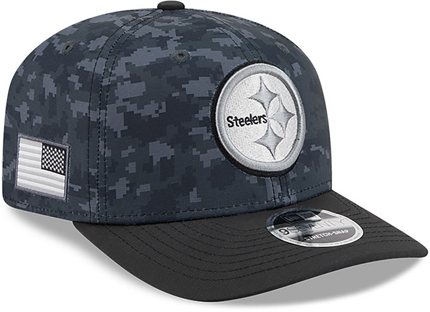 New Era Pittsburgh Steelers 26 Salute to Service 9SEVENTY Cap - view number 4