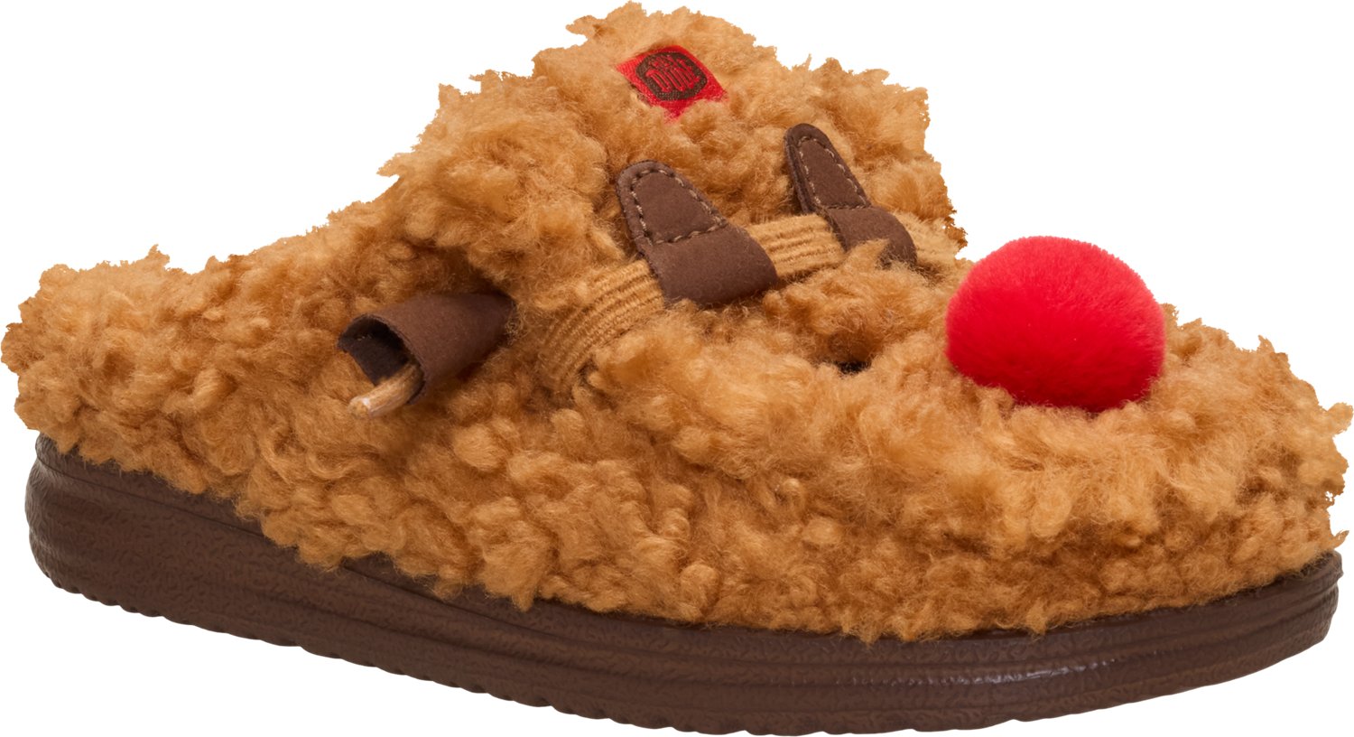 HEYDUDE Boys' Wally Reindeer Slippers - view number 3