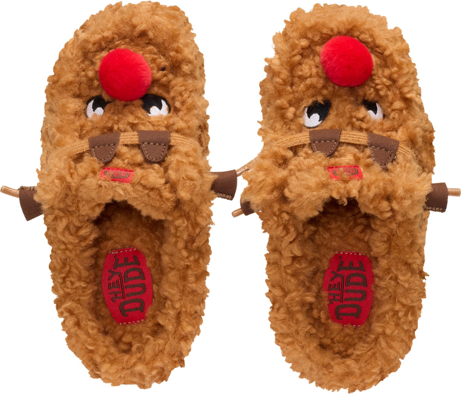 HEYDUDE Boys' Wally Reindeer Slippers - view number 6