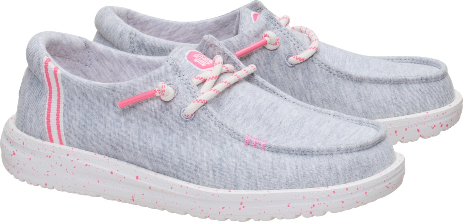HEYDUDE Girls' Wendy Stretch Jersey Varsity Shoes - view number 4