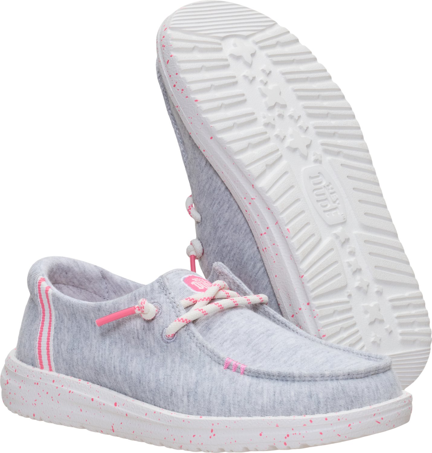 HEYDUDE Girls' Wendy Stretch Jersey Varsity Shoes - view number 7