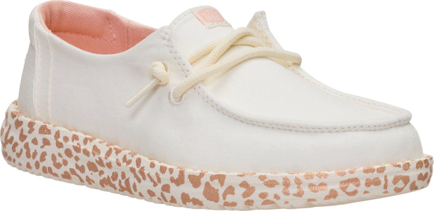 HEYDUDE Girls' Wendy Metallic Leo Shoes - view number 3
