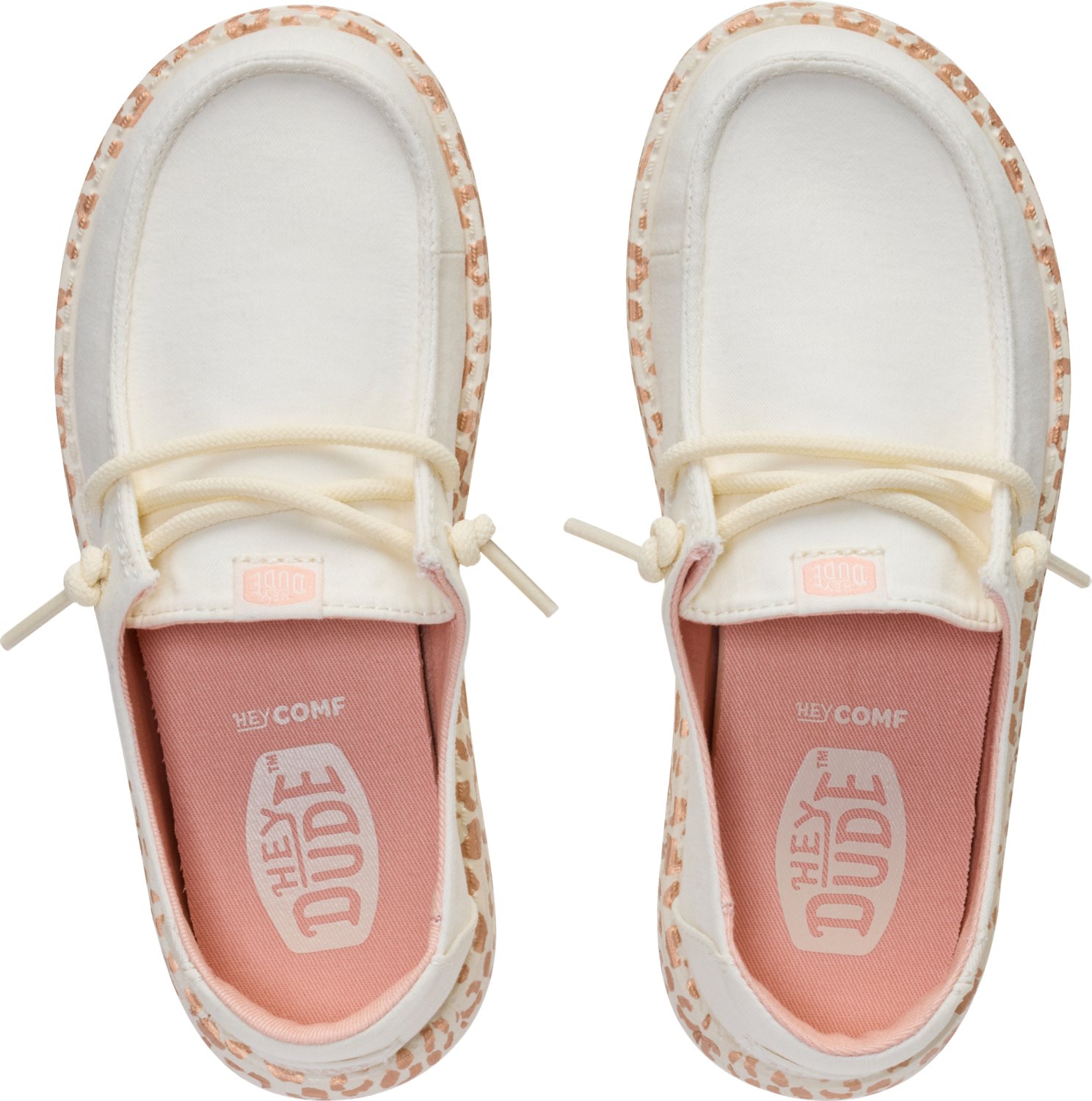 HEYDUDE Girls' Wendy Metallic Leo Shoes - view number 6